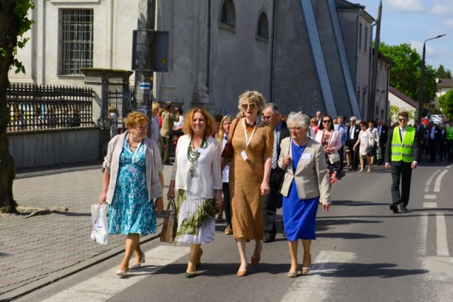 Przemarsz uczestników Jubileuszu 100-lecia Jagiełły